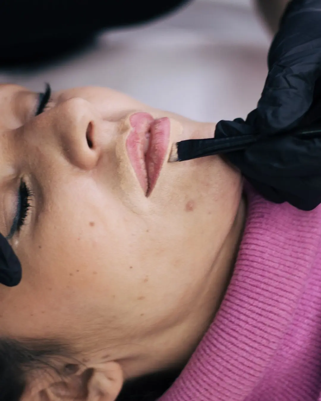 Nahaufnahme einer gepflegten Lippenpartie als Sinnbild für Lip Mapping.